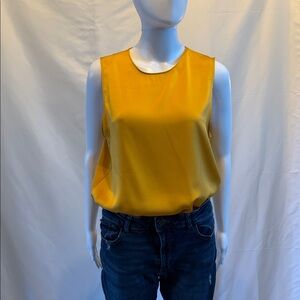Banana Republic - Gold Sleeveless Shell Tank - Size Medium